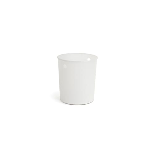 Wastebasket Cylinder Liner, 5 Quart, Frosted